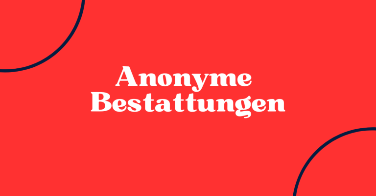 Anonyme Bestattungen 6 Anonyme Bestattungen