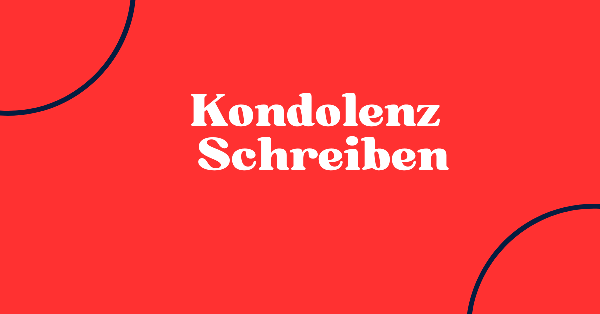 Kondolenz Schreiben 1 Kondolenz Schreiben