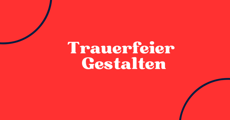 Trauerfeier Gestalten 6 Trauerfeier Gestalten
